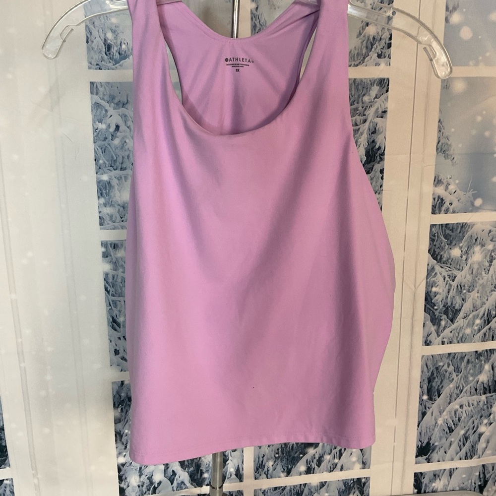 Athleta Women's Lavender Tank Top Sz 3x #1225
